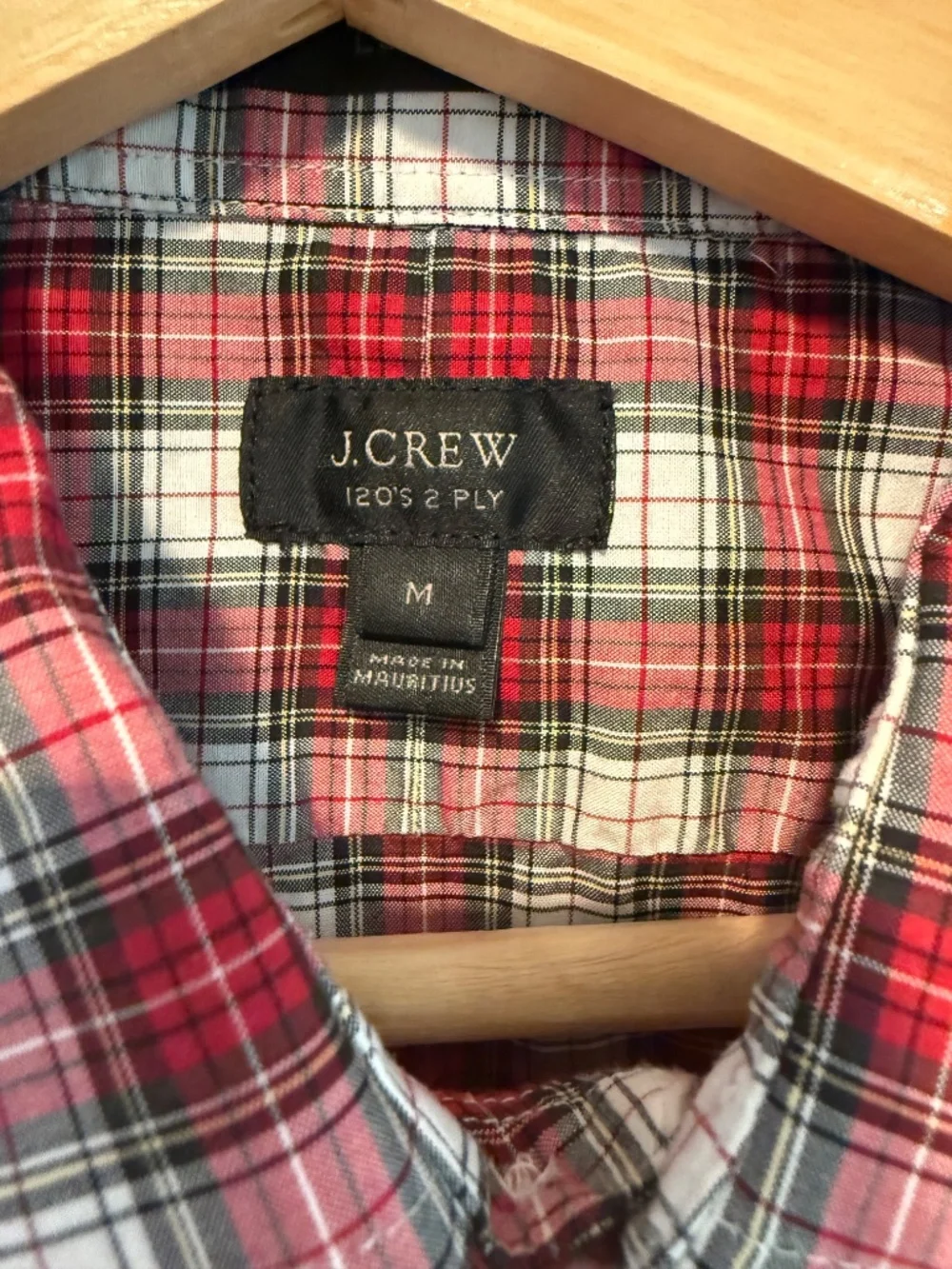 J.Crew Men's Ludlow Plaid Shirt - SIZE: Medium